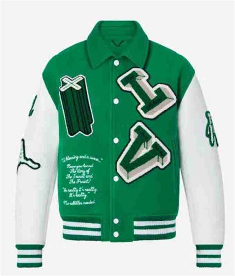 green louis vuitton jacket|louis vuitton monogram varsity jacket.